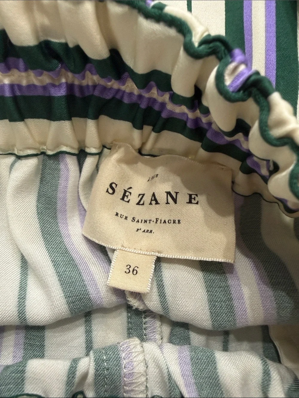 SÉZANE Wide Leg Viscose Trousers - Picture 5 of 8